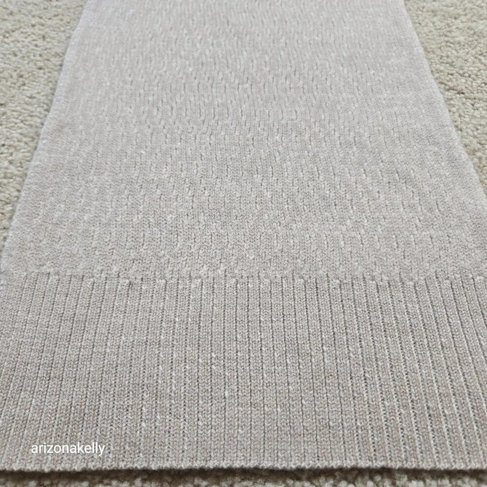 NWT Wool Knit Scarf Made With Regenerative Wool